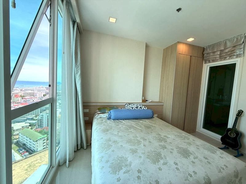 1BR Condo for Rent at City Garden Tower, Pattaya | 35 sqm | 25th Floor | Sea View (2509)
