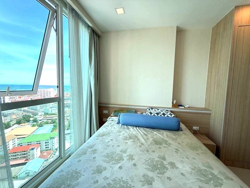 1BR Condo for Rent at City Garden Tower, Pattaya | 35 sqm | 25th Floor | Sea View (2509)