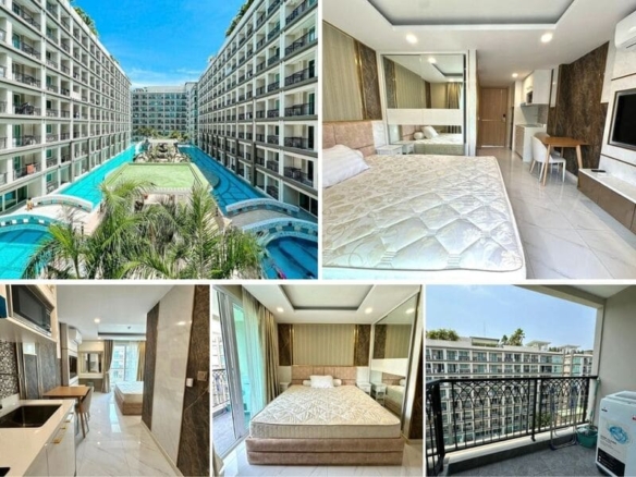 Studio Condo for Rent at Dusit Grand Park 2｜26 sqm｜Building C｜7th Floor｜Pool View｜Large Lagoon Pool (C719)