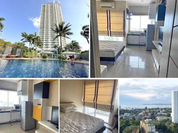‼️ Urgent Sale｜Studio Condo for Sale at AD Hyatt｜28 sqm｜12th Floor｜Sea View｜Wong Amat Beach Area