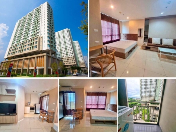 1BR Condo for Sale at Lumpini Ville Naklua – Wongamat｜23 sqm｜Building C｜Pool View｜Near Terminal 21 Pattaya