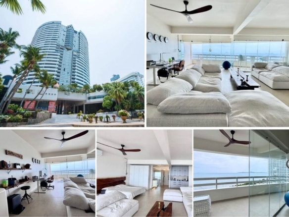 Jomtien Plaza Condotel（中天广场酒店公寓）开间92㎡｜15楼｜新装修｜开阔海景｜中天海滩旁