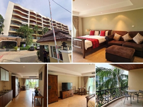 Studio Condo for Sale at The Residence Jomtien Beach｜51 sqm｜3rd Floor｜City View｜Near Pattaya Immigration Office