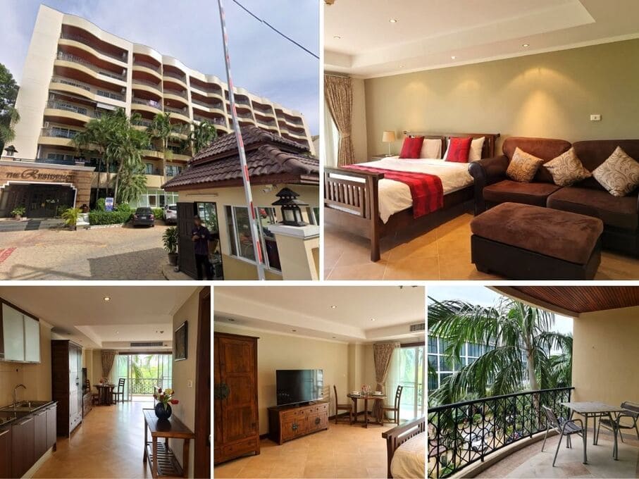 Studio Condo for Sale at The Residence Jomtien Beach|51 sqm|3rd Floor|City View|Near Pattaya Immigration Office