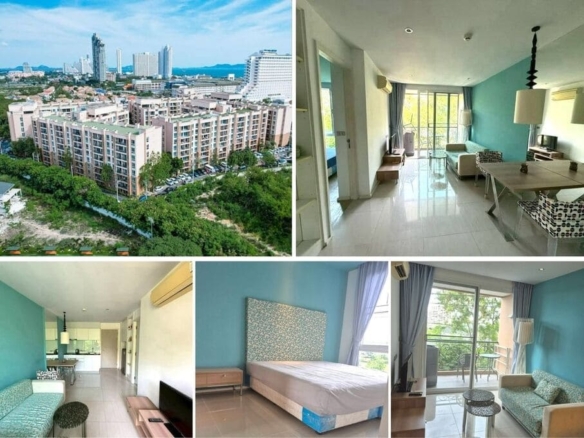 1BR Condo for Sale at Atlantis Condo Resort｜36 sqm｜3rd Floor｜Large Lagoon Pool