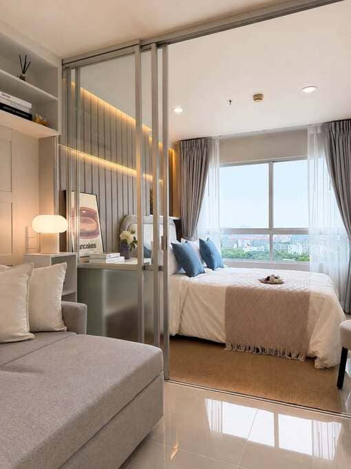 Lumpini Seaview Jomtien（龙皮尼海景中天）1居26㎡｜E栋16楼｜海景｜新装修｜中天海滩旁