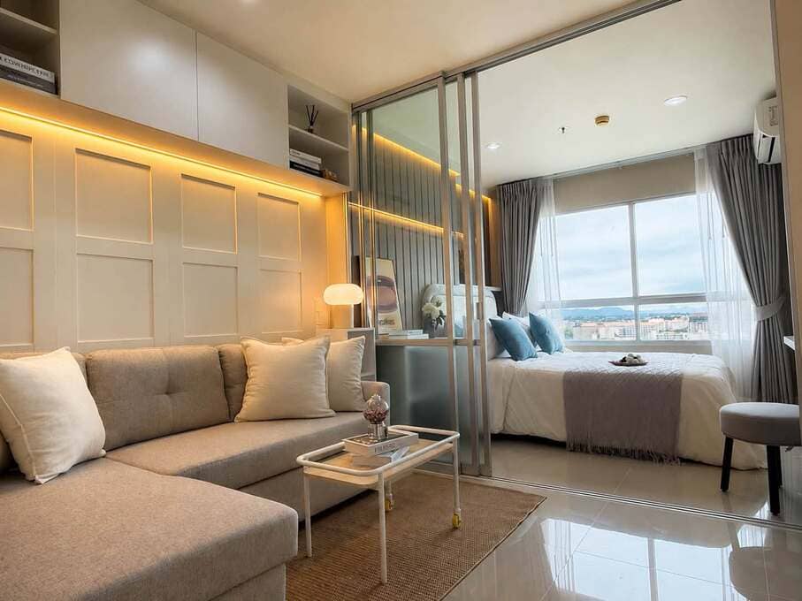 Lumpini Seaview Jomtien（龙皮尼海景中天）1居26㎡｜E栋16楼｜海景｜新装修｜中天海滩旁