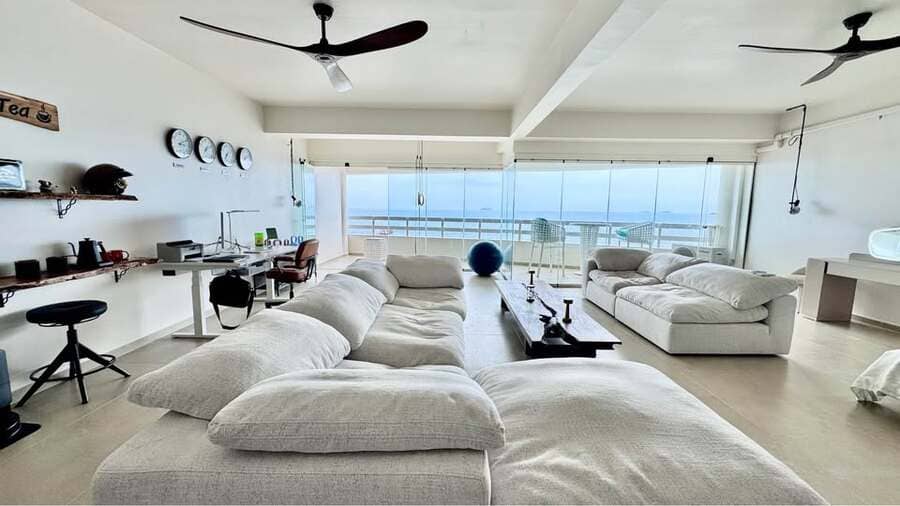 Jomtien Plaza Condotel（中天广场酒店公寓）开间92㎡｜15楼｜新装修｜开阔海景｜中天海滩旁