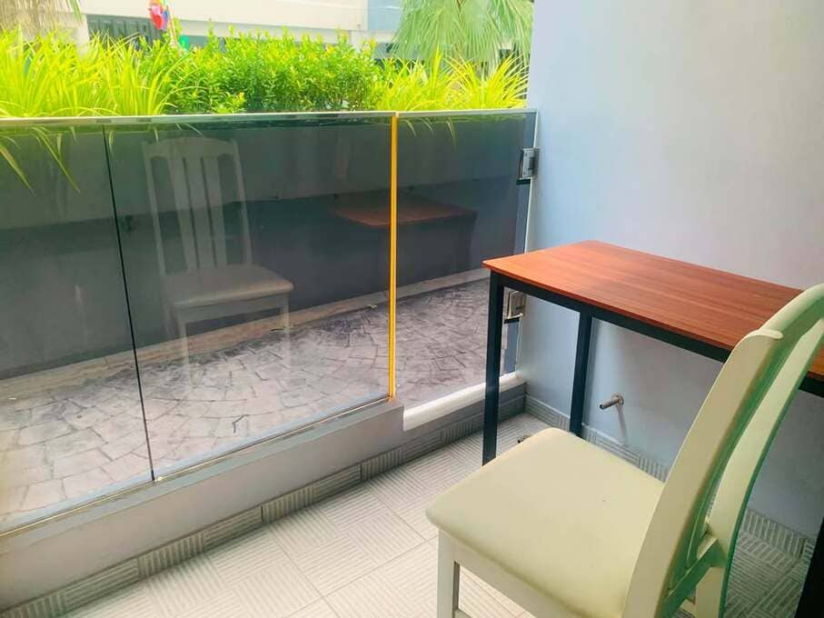 Siam Oriental Tropical Garden（暹罗东方热带花园）开间26㎡｜C栋 1楼｜阳台直通泳池