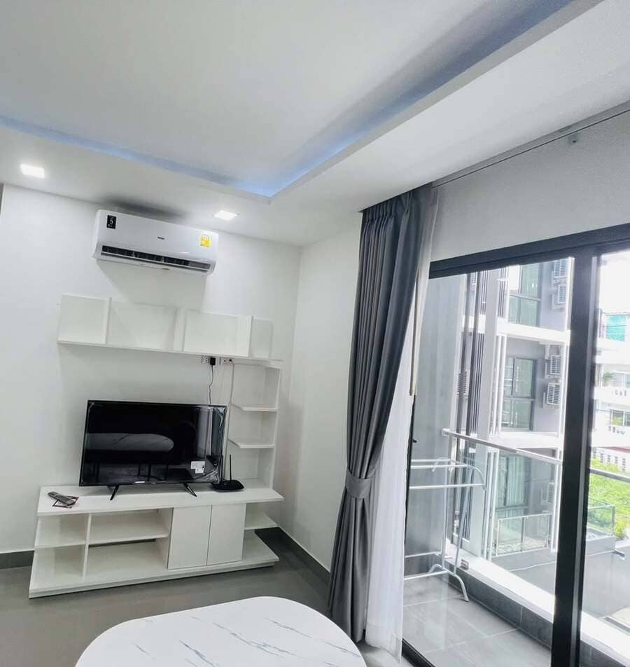Siam Oriental Star（暹罗东方之星）1居32㎡｜2楼｜城市景｜Yinyom 海滨生活圈
