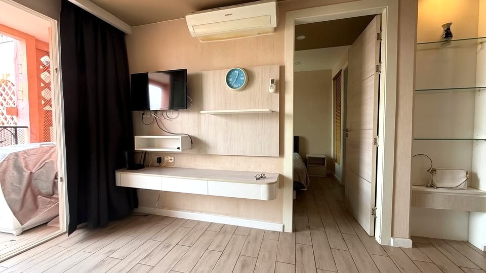 Seven Seas Condo Jomtien（七海1）1居37㎡｜8楼｜泳池景｜热带岛屿主题泳池