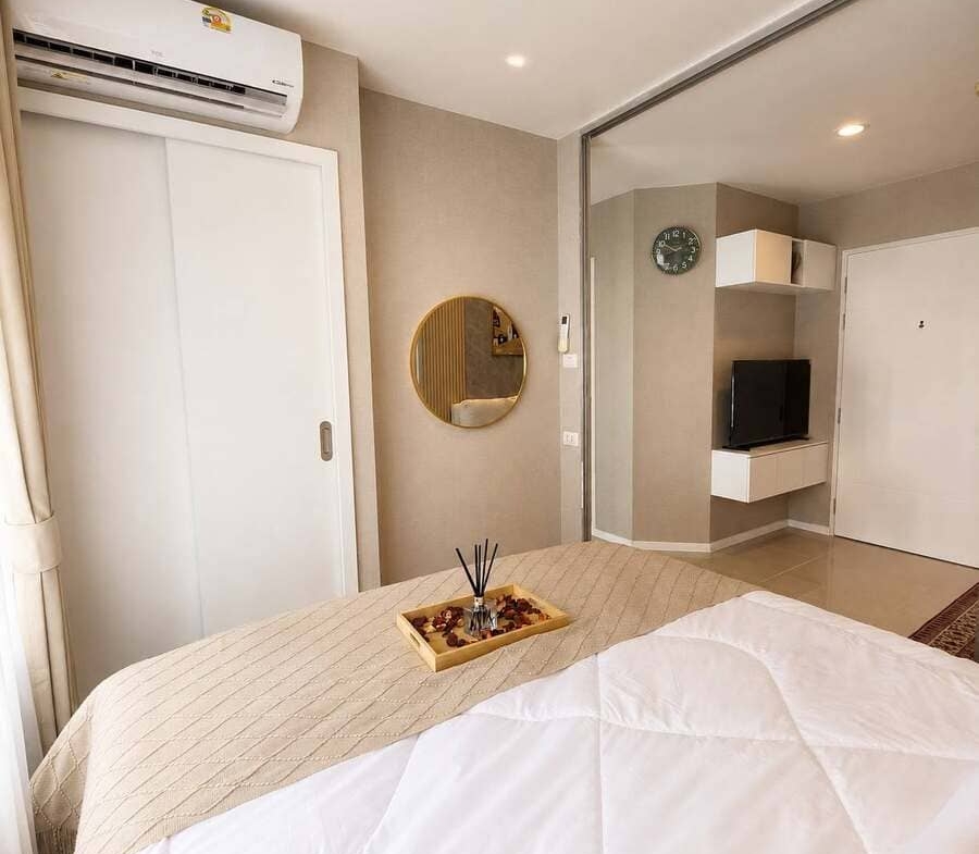 Lumpini Seaview Jomtien（龙皮尼海景中天）1居23㎡｜E栋｜8楼｜泳池景｜中天海滩旁