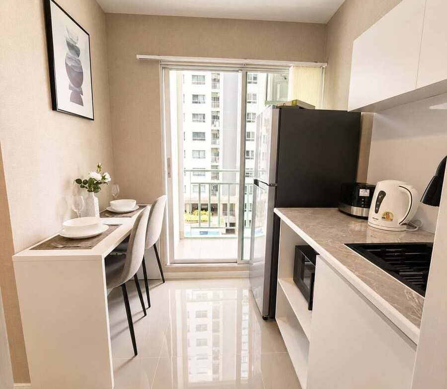 Lumpini Seaview Jomtien（龙皮尼海景中天）1居23㎡｜E栋｜8楼｜泳池景｜中天海滩旁