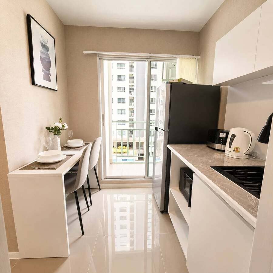 Lumpini Seaview Jomtien（龙皮尼海景中天）1居23㎡｜E栋｜8楼｜泳池景｜中天海滩旁