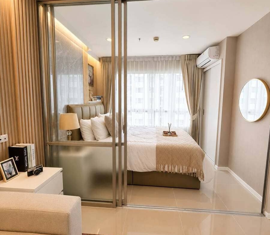 Lumpini Seaview Jomtien（龙皮尼海景中天）1居23㎡｜E栋｜8楼｜泳池景｜中天海滩旁