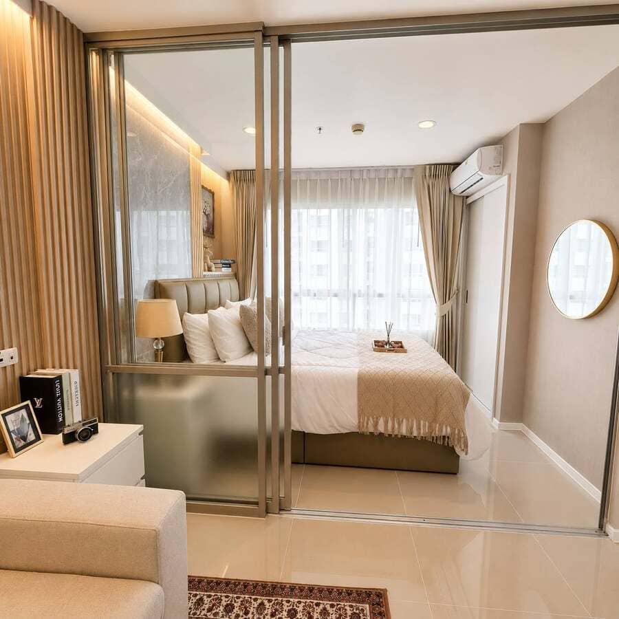Lumpini Seaview Jomtien（龙皮尼海景中天）1居23㎡｜E栋｜8楼｜泳池景｜中天海滩旁