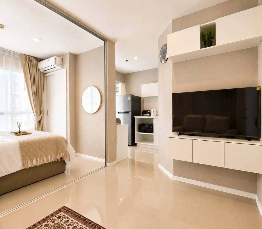 Lumpini Seaview Jomtien（龙皮尼海景中天）1居23㎡｜E栋｜8楼｜泳池景｜中天海滩旁