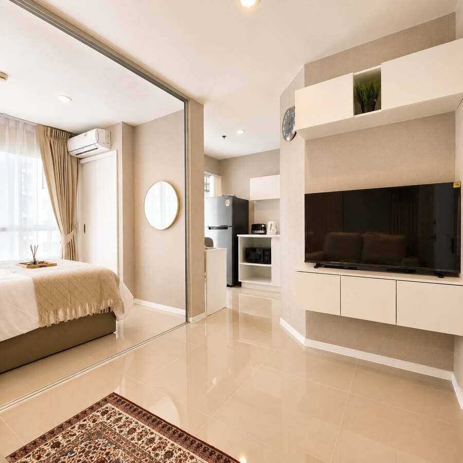 Lumpini Seaview Jomtien（龙皮尼海景中天）1居23㎡｜E栋｜8楼｜泳池景｜中天海滩旁