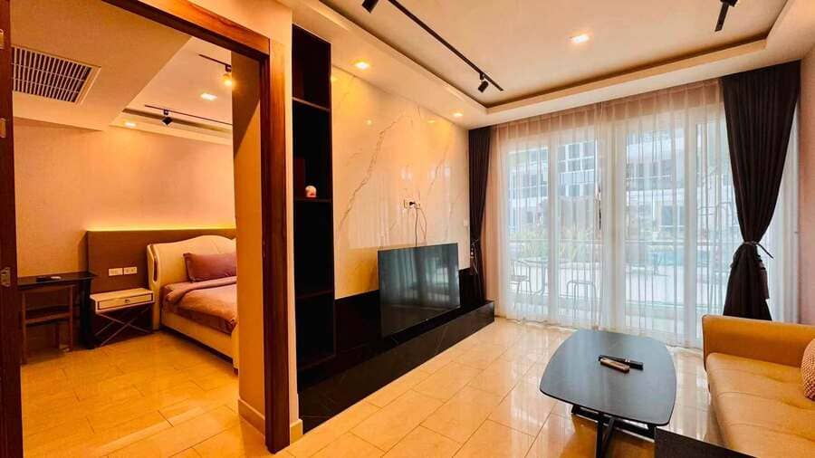 Grand Avenue Residence（格兰大道公寓）1居47㎡｜A栋｜泳池景｜近 Avenue 购物中心