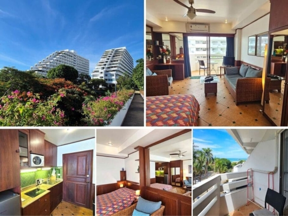 Studio Condo for Sale at Jomtien Condotel and Village｜36 sqm｜Sea View｜Adjacent to Jomtien Beach