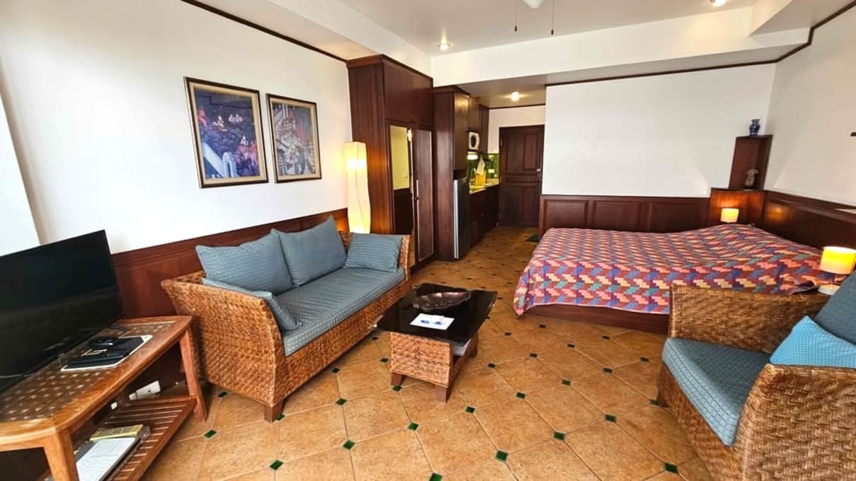 👍 好价格｜Jomtien Condotel and Village（中天酒店公寓）开间36㎡｜海景｜中天海滩旁