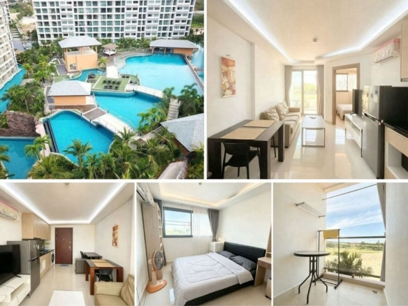 1BR Condo for Sale at Laguna Beach Resort 3 – The Maldives｜34 sqm｜3rd Floor｜City View｜Large Lagoon Pool