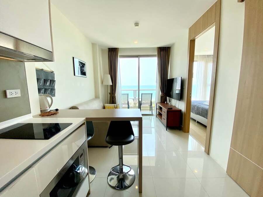 The Riviera Jomtien（里维拉中天）1居35㎡｜28楼｜海景｜近中天海滩