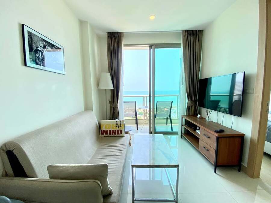 The Riviera Jomtien（里维拉中天）1居35㎡｜28楼｜海景｜近中天海滩