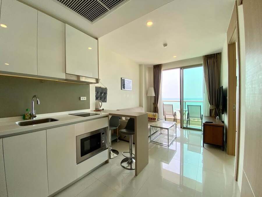 The Riviera Jomtien（里维拉中天）1居35㎡｜28楼｜海景｜近中天海滩