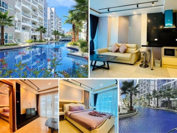 1BR Condo for Sale at Grand Avenue Residence｜47 sqm｜Building A｜Pool View｜Near Avenue Shopping Center