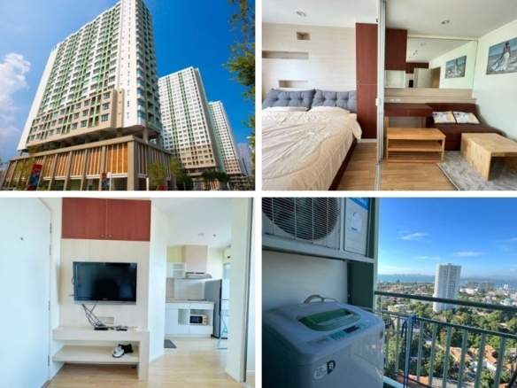 For Rent｜Lumpini Ville Naklua – Wongamat, Pattaya｜1BR Condo｜26 m²｜Building C 28F｜Sea View (C2812)