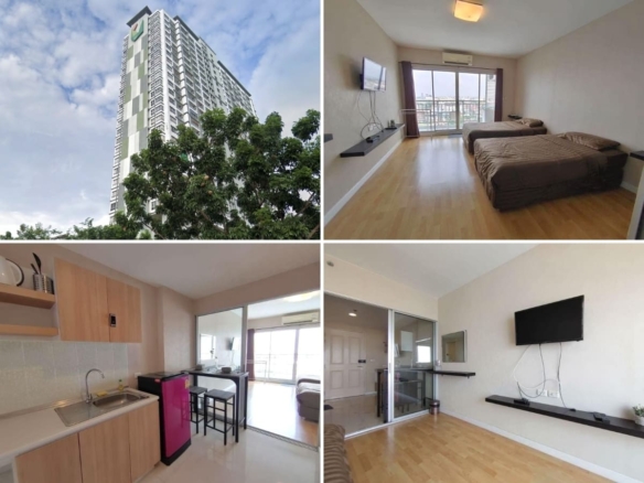 Studio Condo for Sale at Unicca, Pattaya｜30 sqm｜14th Floor｜City View｜Adjacent to Big C Place