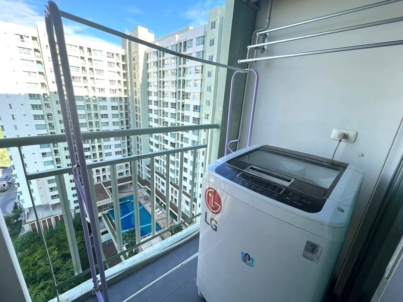 1BR Condo for Rent at Lumpini Ville Naklua – Wongamat, Pattaya｜23 m²｜Building B｜17th Floor｜Sea View (B1708)