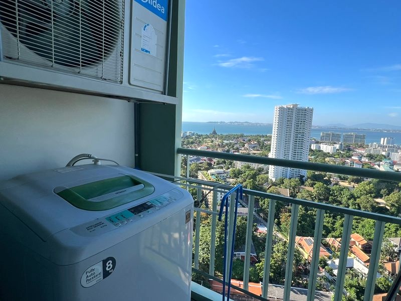 For Rent｜Lumpini Ville Naklua – Wongamat, Pattaya｜1BR Condo｜26 m²｜Building C 28F｜Sea View (C2812)