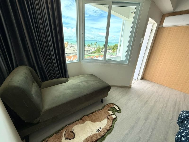 Studio Condo for Rent at Thiantong Condotel｜31 sqm｜6th Floor｜Sea View｜Fully Renovated｜Adjacent to Jomtien Beach (101)