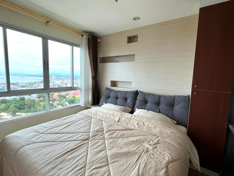 For Rent｜Lumpini Ville Naklua – Wongamat, Pattaya｜1BR Condo｜26 m²｜Building C 28F｜Sea View (C2812)