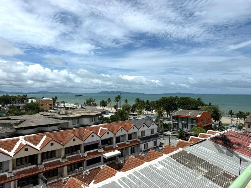Studio Condo for Rent at Thiantong Condotel｜31 sqm｜6th Floor｜Sea View｜Fully Renovated｜Adjacent to Jomtien Beach (101)