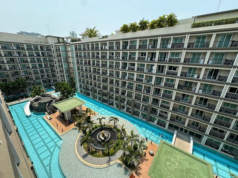 Studio Condo for Rent at Dusit Grand Park 2｜26 sqm｜Building C｜7th Floor｜Pool View｜Large Lagoon Pool (C719)