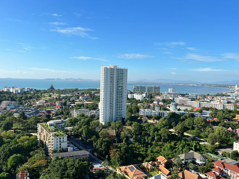 For Rent｜Lumpini Ville Naklua – Wongamat, Pattaya｜1BR Condo｜26 m²｜Building C 28F｜Sea View (C2812)